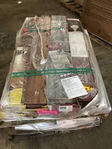 lot 39 image: MIXED PALLET OF ASSORTED FLOORING
