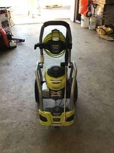 lot 47 image: RYOBI 3,100 PSI 2.5 GPM Honda Gas Pressure Washer with Idle Down in good conditions