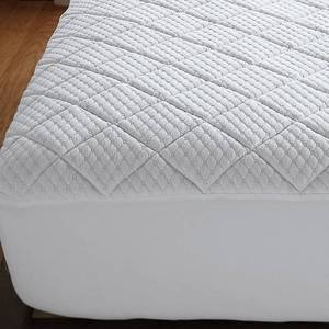 Comfort Cushion Quilted Memory Foam Mattress Pad, MB24-LT-WHITE - NEW.
