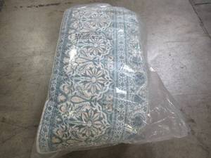 Stockton Multicolored Floral Medallion Cotton King Quilt, 50300Q-K-MULTI - NEW.