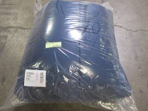 Wrinkle-Free Blue Sapphire Solid Cotton Sateen Queen Comforter, C1B2-Q-BLUSAPP - NEW.
