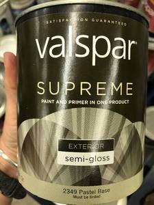 Valspar Supreme Exterior Semi Gloss