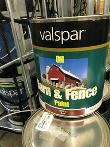 Valspar Barn and Fence Paint