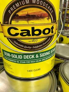 Cabot Semi Solid Deck and Siding  Stain