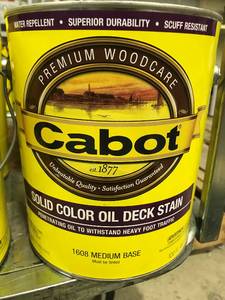 Cabot Solid Color Oil Deck Stain