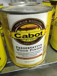 Cabot Preservative Wood Finish