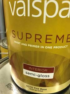 Valspar Supreme Interior Semi Gloss