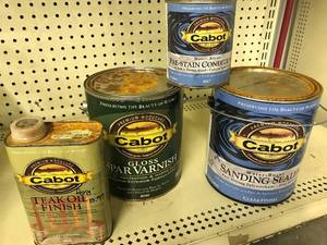 Assort Cabot products