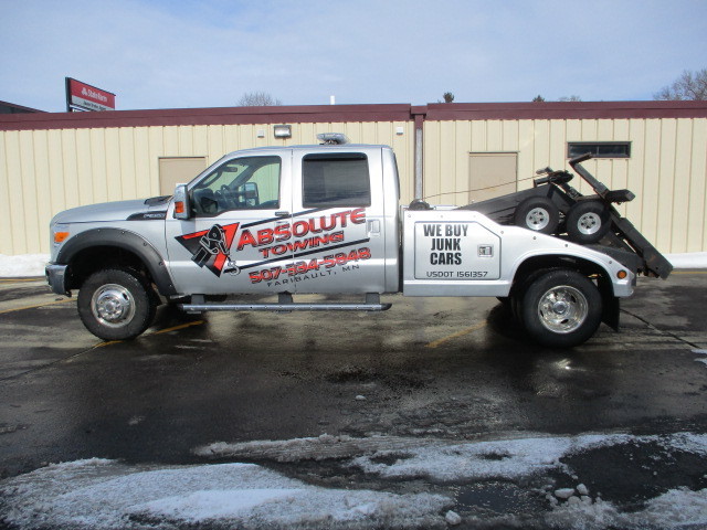 2011 Ford F350 with Miller Autoloader Wrecker Bed