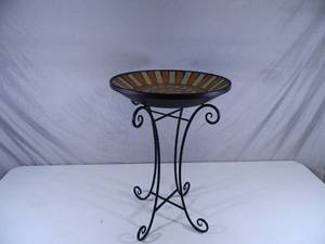 New Mosaic Tiled Birdbath