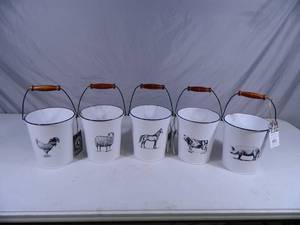 5 New Milkhouse Bucket Planters