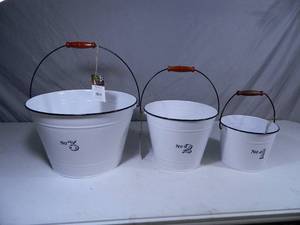 3 New Milkhouse Bucket Planters