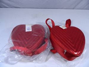 2 New Super Cute Heart Backpacks