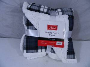New Sherpa Fleece Throw