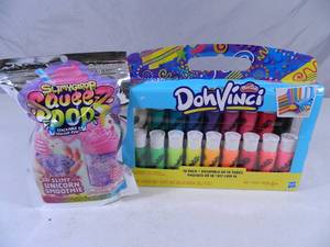 New Play-Doh Doh Vinci Set and New SlimyGloop Set