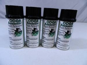 4 New Odor Assassin Total Release Foggers