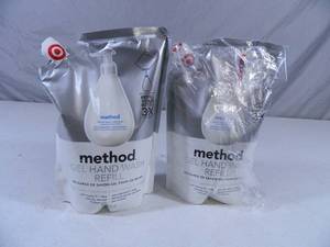 2 New Large Method Hand Wash Refills