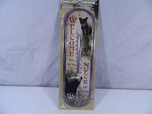 New IndoorOutdoor Tin Thermometer