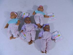 4 New Perfectly Cute Baby Dolls