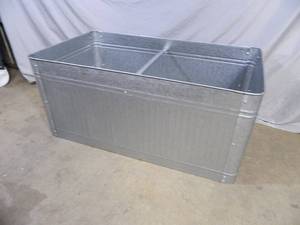 New Galvanized Raised Garden Tub