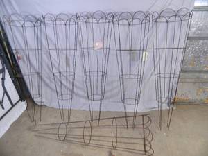 6 New 54 inch Rustic Tomato Cages