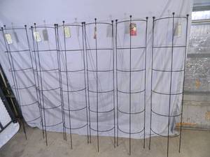 6 New 57 inch Half Round Plant Ladders