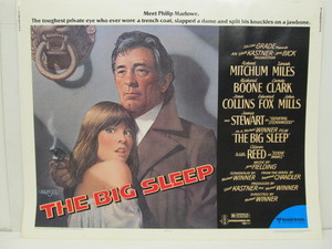 lot 23 image: Orig Vintage Movie Theater Poster - The Big Sleep