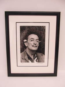 lot 44 image: Framed Signed Numbered SALVADOR DALI Photograph by Robert Descharnes