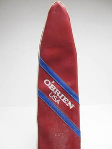 lot 59 image: Nice Vintage OBRIEN Wooden Slalom Water Ski wCase