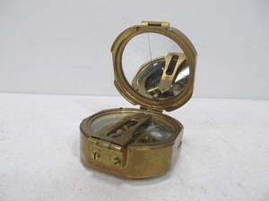 lot 108 image: Vintage Heavy Brass Military Style STANLEY London Compass