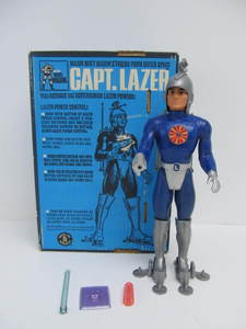 lot 130 image: Orig 1967 Mattel CAPTAIN LAZER Action Figure - Complete in Original Box