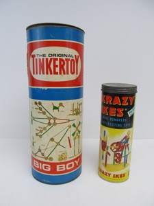 lot 147 image: Vintage ConstructionBuilding Toys - Tinker Toys & Krazy Ikes