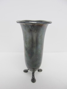 lot 183 image: Signed Old Vintage WILKENS German Sterling Silver Vase