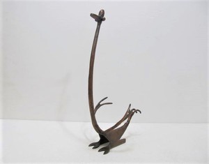 lot 219 image: 13.5 BrassBronze Bird Sculpture