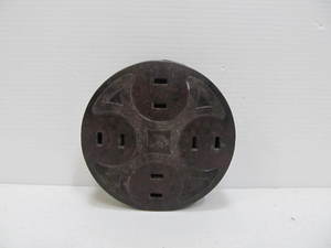 lot 223 image: Vintage COLT Firearms The Foursome Bakelite 4-Plug Electrical Outlet