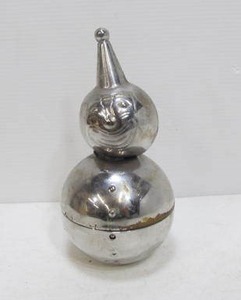 lot 230 image: Vintage Signed RAIMOND Smiley Clown Roly-Poly Coin Bank