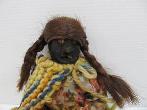 lot 231 image: Unusual Antique Doll wOriginal Period Outfit