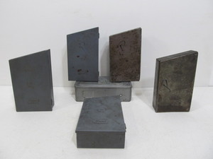 lot 289 image: 6 Vintage Drill Bit Indexes - Including Huot