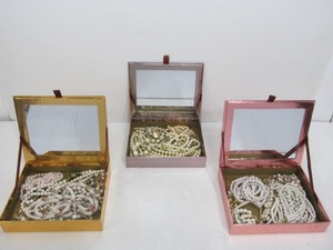 lot 292 image: 3 Boxes of Vintage etc Faux Pearl Costume Jewelry 