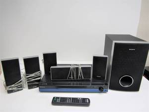lot 254 image: Working SONY Multi Channel Receiver & Surround Sound Speaker System