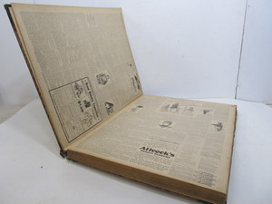 lot 235 image: Large 1899 Bound Volume Complete Year of The Saint Cloud Weekly Times Newspaper