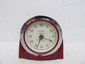 lot 246 image: Vintage KODAK Red Timer Clock
