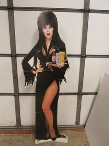 lot 75 image: Life-Size ELVIRA Coors Light Beer Advertising Standee Display