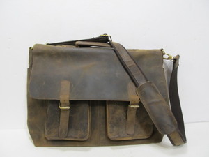 lot 90 image: Genuine Leather KOMALC Mens Satchel Bag