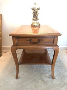 lot 334 image: Nice Matching Pair of Mid Century HEKMAN End Tables 