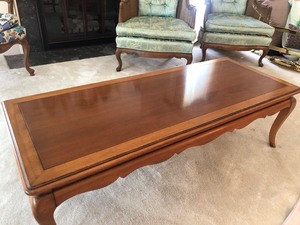 lot 339 image: Nice Mid Century Walnut Coffee Table