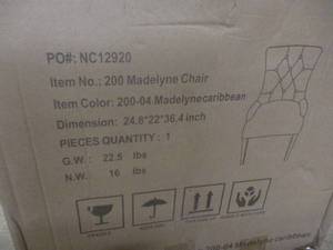 Madelyn Caribbean Tufted Chair