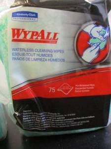 Wypall Waterless Wipes