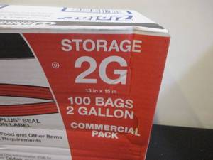 Two Gallon Ziploc Bags