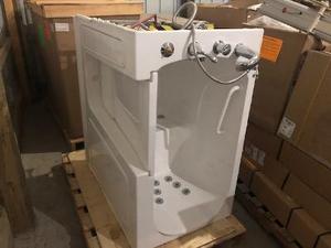 lot 2 image: Bliss Tubs Model 2848 Walk In Bath Tub Therapeutic Massage System